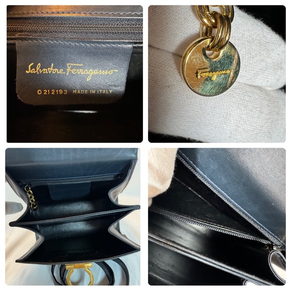 SALVATORE FERRAGAMO Gancini Mini Bag Black - Picture 12 of 13